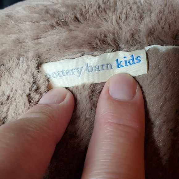 Pottery Barn Kids Bear Plush CRITTER CHAIR Brown Bow Photo Shoot Storytime 24x24 - Picture 13 of 15